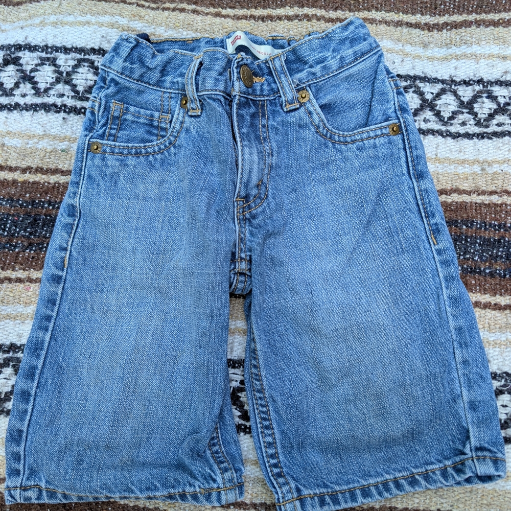 Levi's Blue Denim Shorts Classic Style